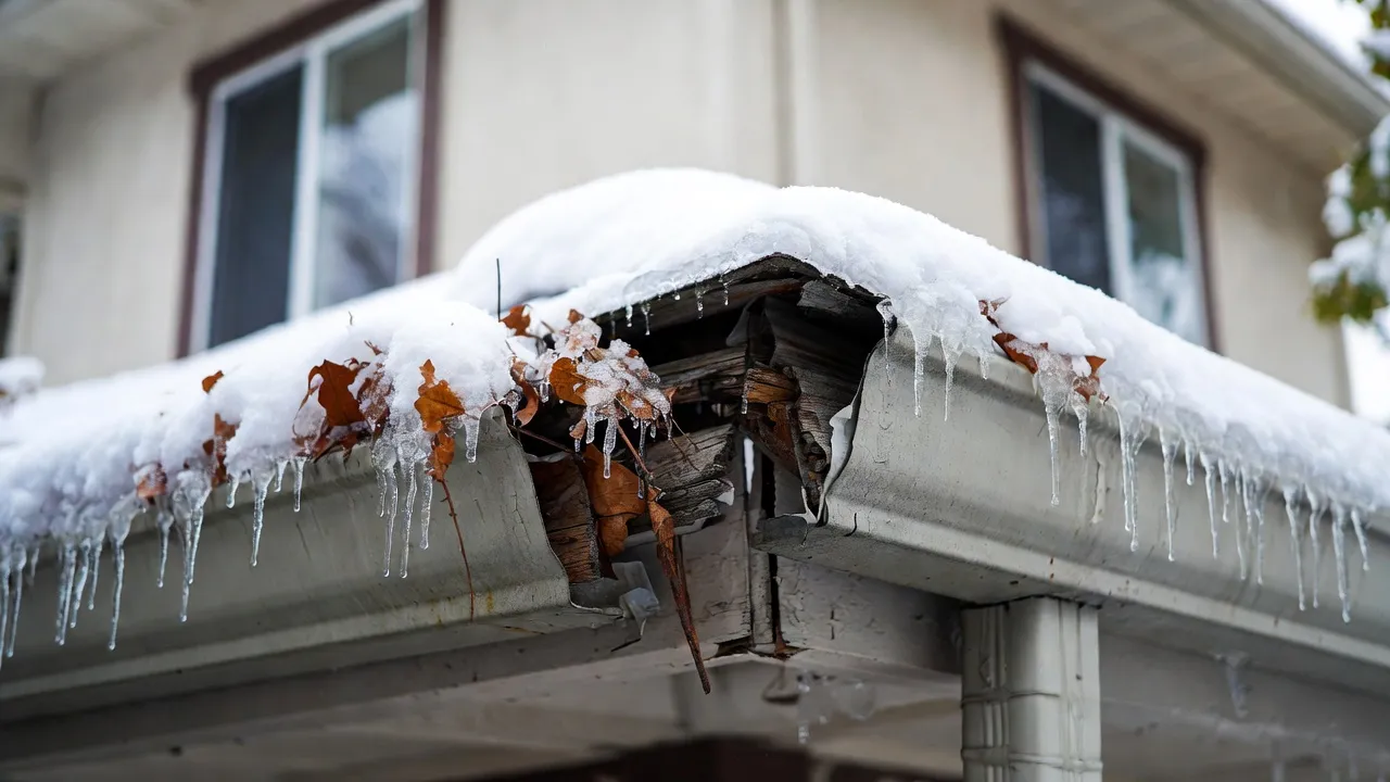 Gutter cleaning crew working on a Spokane home — clear gutters and downspouts after a professional cleaning